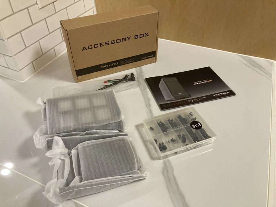 ✨Phanteks Enthoo Evolv ATX Case 🖥️ PH-ES515E_GS Galaxy Silver 🌌- EXCELLENT - Image 4 of 4