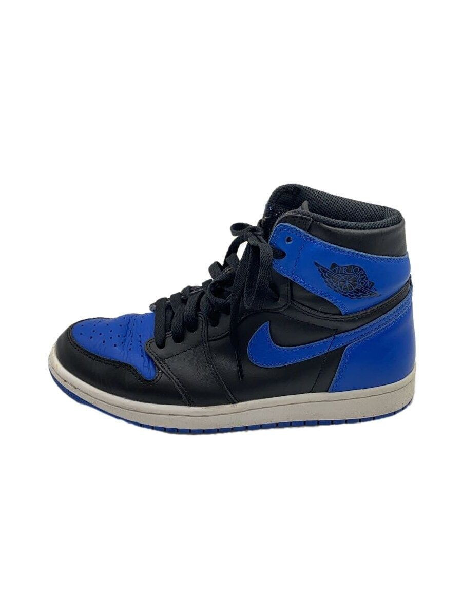 Nike High Top Sneakers AIR JORDAN 1 RETRO OG BLACK 25cm Used Nike High Top Sneakers AIR JORDAN 1 RETRO OG BLACK 25cm Used