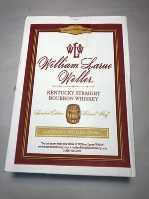 W. L. WELLER   *Empty**  Bourbon Case-Three section      (M3199)