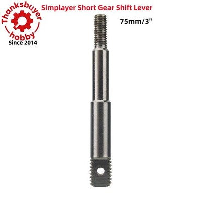 Simplayer 75MM Gear Lever Short Gear Shift Lever for Thrustmaster TH8A Shifter