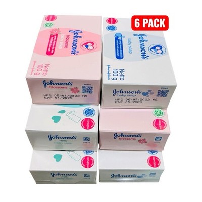 Johnson & Johnson Baby bar Soap 100G/ (Pack of 6) Exp 02-2025