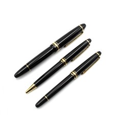 Montblanc Meisterstuck Pix & Classique Black Ballpoint Pens Lot of 3 #X1132-2