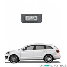 Kennzeichenleuchte Nummernschild links rechts LED grau für Audi A1 A3 A4 A6 Q7