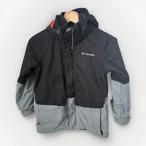 Columbia kids Interchange Omni Tech Water Proof Hooded Snow Ski Jacket XS
