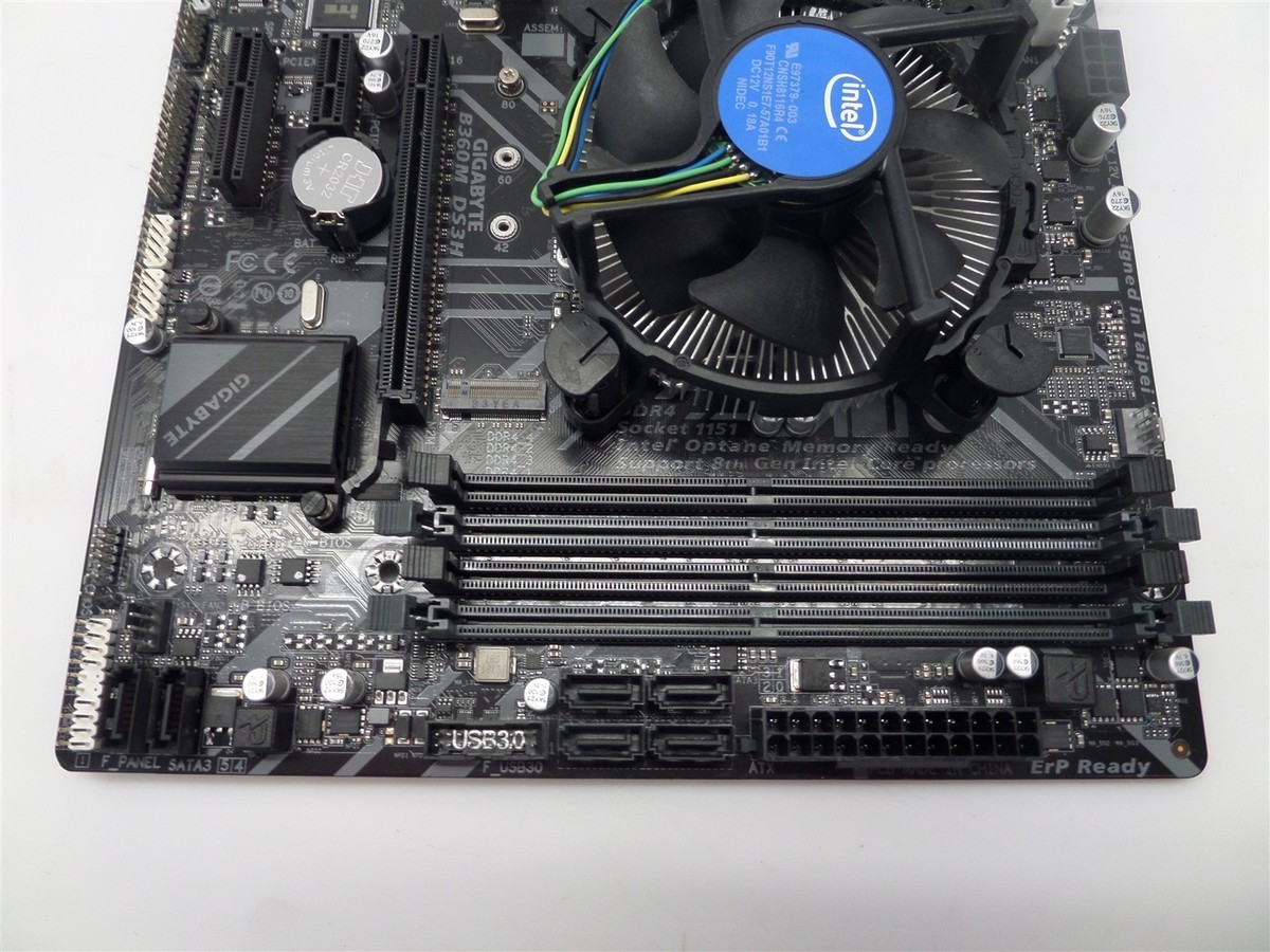 Gigabyte B360M DS3H LGA1151 Motherboard w/ i5-8400 2.8GHz CPU & I