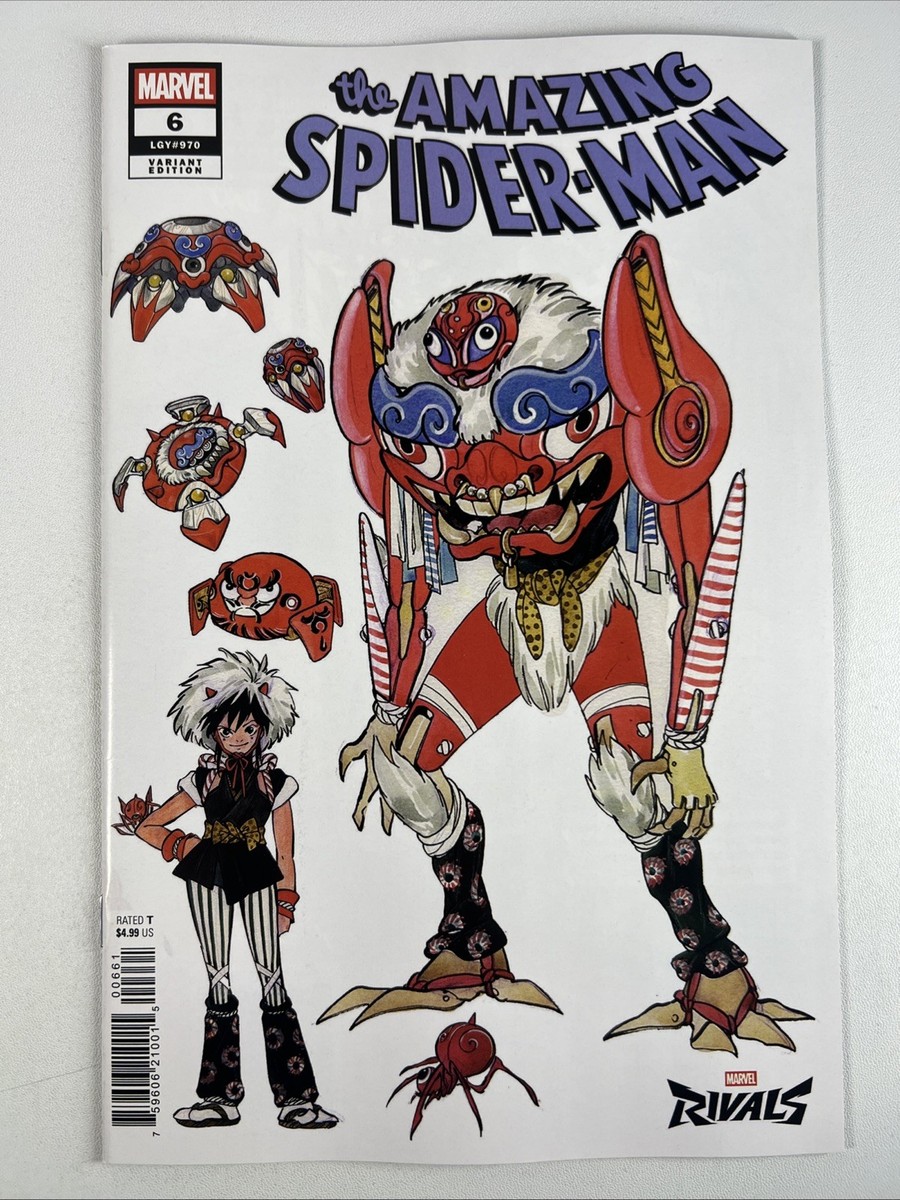 Amazing Spider-Man #6 (2025) Peach Momoko Variant ~ Marvel Rivals