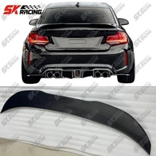 Real Carbon Fiber Rear Spoiler Wing BodyKit For BMW 2 Series F22 Coupe 2014-21