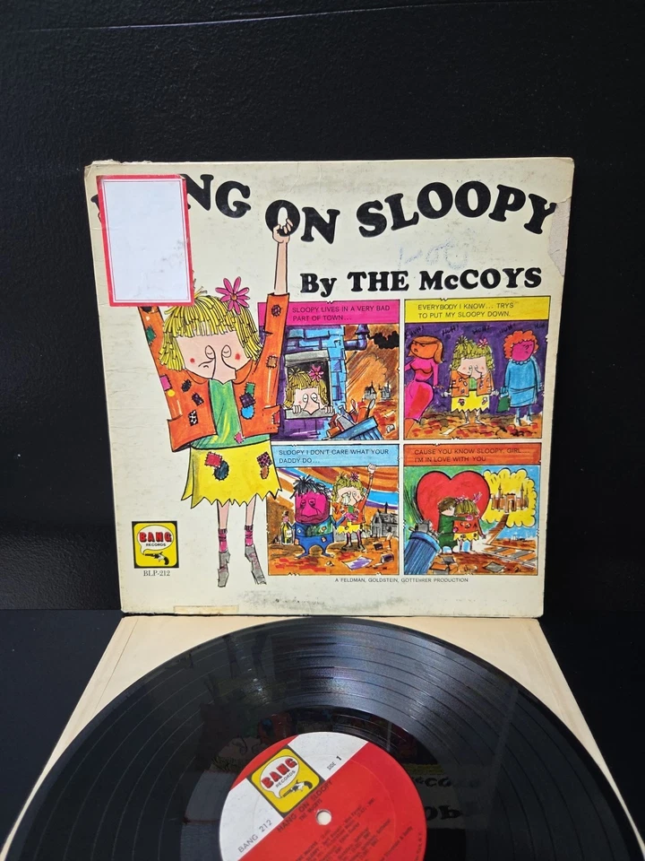 The McCoys Hang On Sloopy Lp Vinyl 1965 1st MONO Press Rick Derringer VG-/G+  - Image 2 of 4