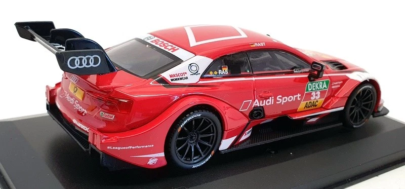 Burago escala 1/32 #18 41160 - Audi RS 5 DTM 2018 #33 - rojo Foto 2 de 4