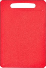 Chef Aid Large Red Poly Chopping Board, Multipurpose Anti-Slip Surface, Easy Cle