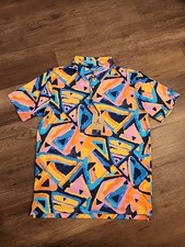 Chubbies Men's Medium The Exploding Nacho Performance Polo Shirt