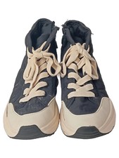 ZARA sneakers basse bambino taglia 31 blu lacci zip tempo libero sport