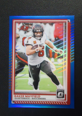 Baker Mayfield 2025 PANINI DONRUSS OPTIC BLUE PRIZM 108/249 Card #148