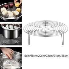 Round Cooling Rack Vegetable Food Steamer Steamer Rack for Pot Home Kitchen