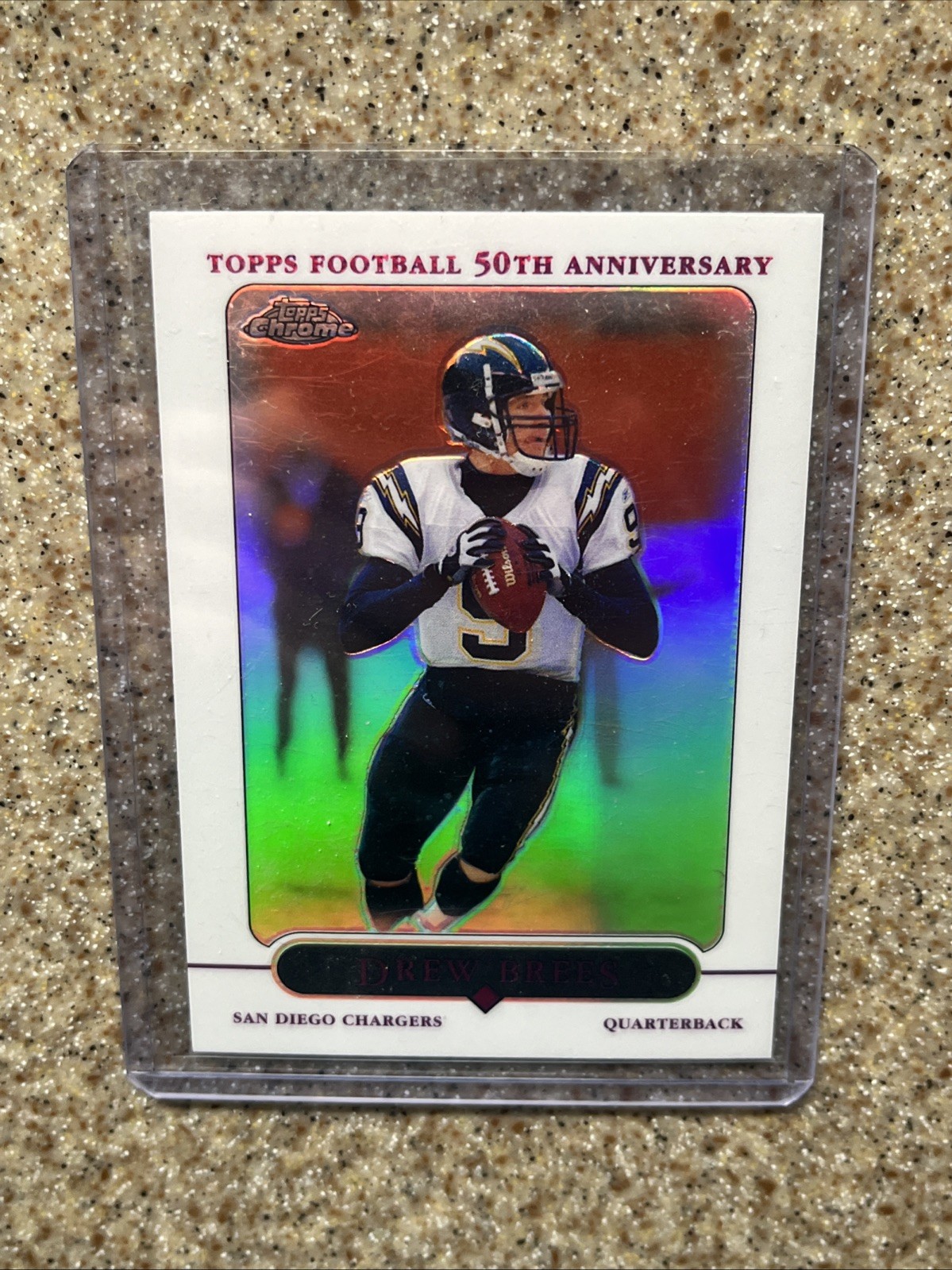 2005 Topps Chrome Refractor Drew Brees - #119
