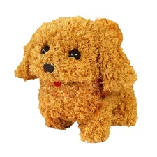 Electronic Walking & Talking Dog Fluffy Plush Barking Wag Puppy For Kids Toy 
