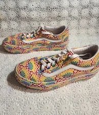 VANS Old Skool Platform Multicolor Size 6 Men And 7.5 Women