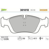 Valeo 301018 Bremsbelagsatz FüR BMW 3 Z3 Z4 E36 E46 E85 E89 Bremse