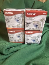 4 Satco S4626 MR16/FL/120V 20W MR16 Flood 38 Lensed Reflector Bi-Pin 2-Pin G8