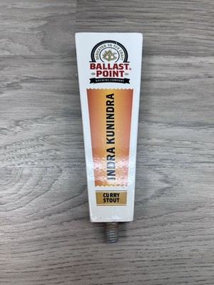 Ballast Point Brewing Co Indra Kunindra Curry Stout Wooden Beer Bar Tap Handle