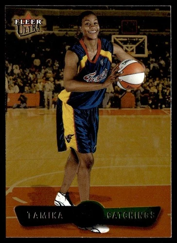 2002-03 Fleer Ultra WNBA Gold Medallion Tamika Catchings Fever #48
