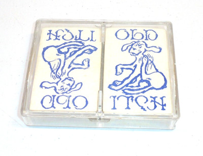 Vintage OLD ITCH Dog Card Game RARE