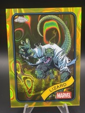 2025 Topps Chrome Marvel Lizard #85 - Yellow Lava Refractor