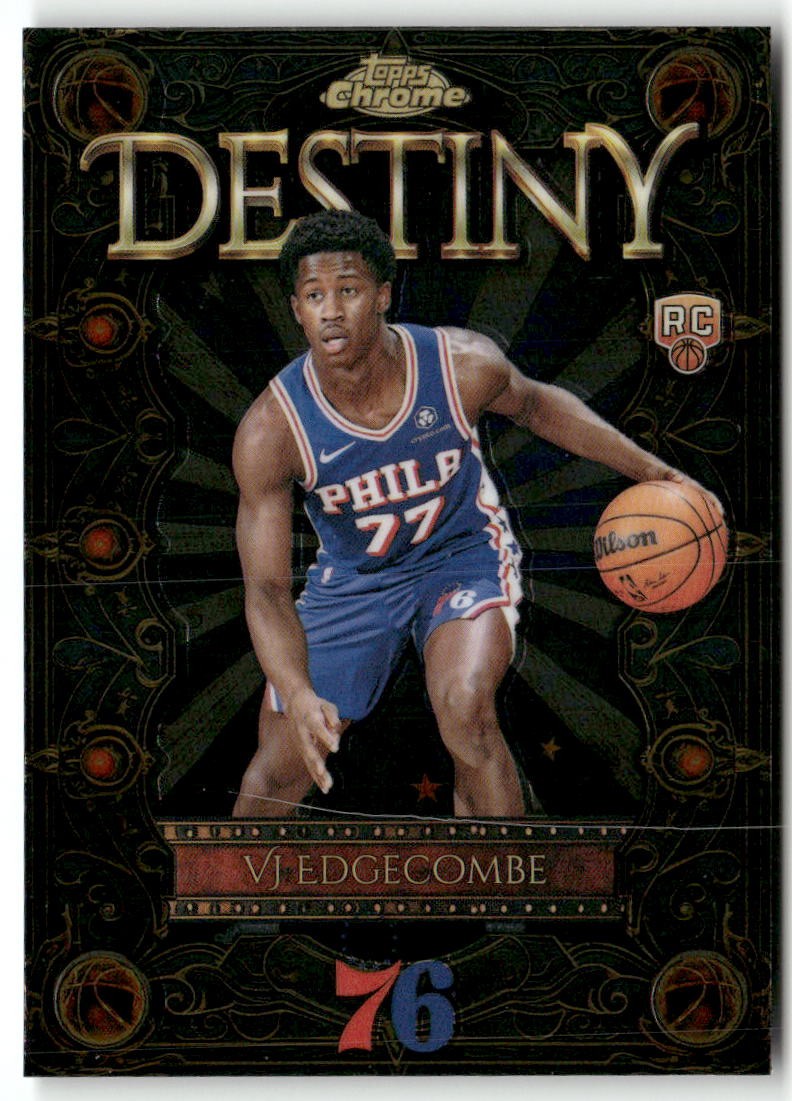 2025-26 Topps Chrome #D-3 VJ Edgecombe Destiny