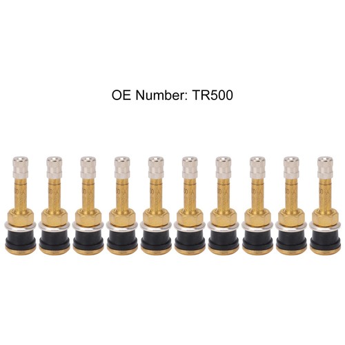 TR500 Clamp In Valve Stem Tire Valve Stem 10 Pcs For Bus - Picture 16 of 22