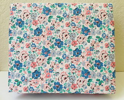 Cath Kidston FULL Sheet Set CLIFTON MEWS CORNFLOWER 100% Cotton Percale FLORAL
