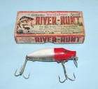 Vintage Heddon River Runt Spook Floater Fishing Lure w/Box #9402 & Catalog — photo 5