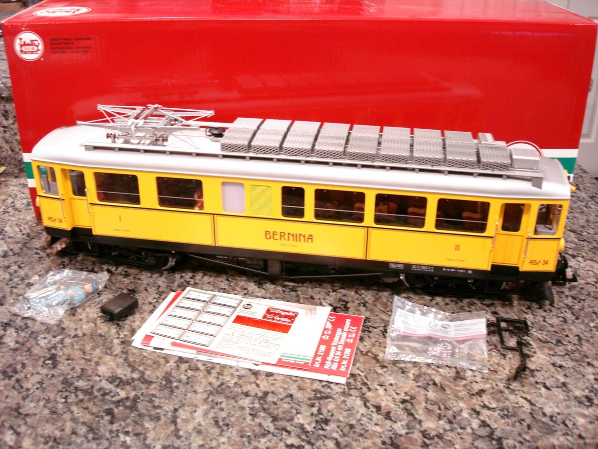 LGB 21392 RhB Museum ABe 4/4 Railcar 34 Bernina Electric