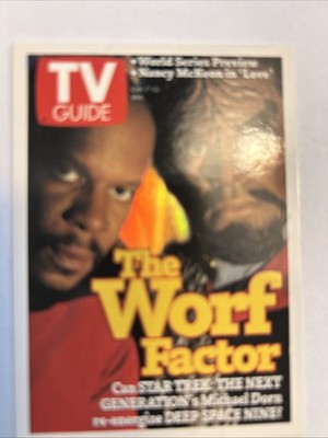 Star Trek Deep Space Nine 40th Ann.TV GUIDE COVER #TV4 Trading Card
