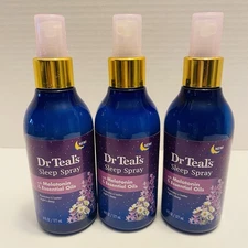 Dr Teal's Sleep Spray with Melatonin And Essential Oil Blend, 6 fl oz New Qty 3