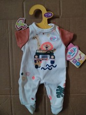 BABY BORN - Safari Onsie/Outfit - Short Sleeve - (for 36cm Dolls) - BNWT!