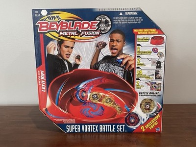 Beyblade Metal Fusion Super Vortex Battle Set Storm Pegasus L-Drago Hasbro NEW