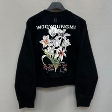 Wooyoungmi Flower Back Logo Sweatshirt 36 143677984