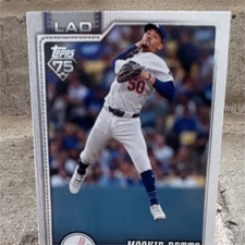 Topps 2025 Bowman Mookie Betts 75th Anniversary #16 Dodgers Baseball Card