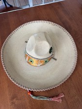 Vintage Handmade La Perla de Occidente Authentic Sombrero Mexican Hat