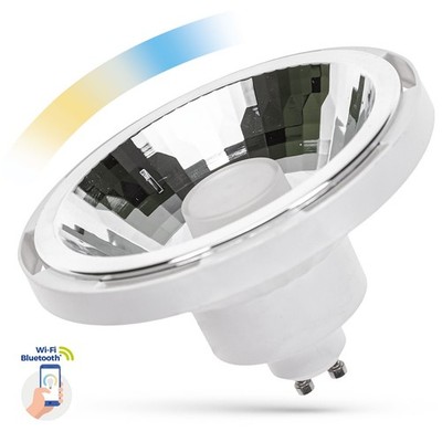LED AR111 GU10 Reflektor 10W white Smart 1050lm Alexa Google Tuya 3000K DIMMBAR