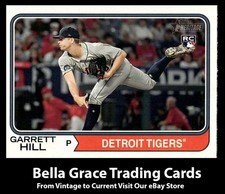 2023 Topps Heritage Garrett Hill #170 Detroit Tigers Rookie MLB Baseball 