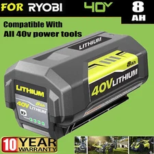 40V 8.0Ah For Ryobi OP4050(A) OP4026 OP4015 Power Battery OP401 OP40261 RY40022