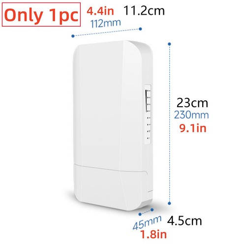 300Mbps Wifi Router Outdoor Wireless Ethernet Bridge 2.4G Network Extender - Picture 3 of 24