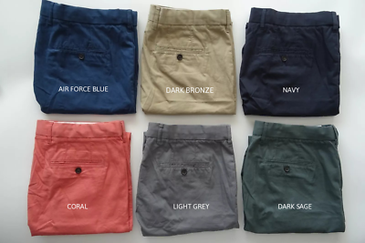 Mens Ex M\u0026S Regular Fit Super Lightweight Active Waist Chinos Size 32-50  RRP £45 | eBay UK
