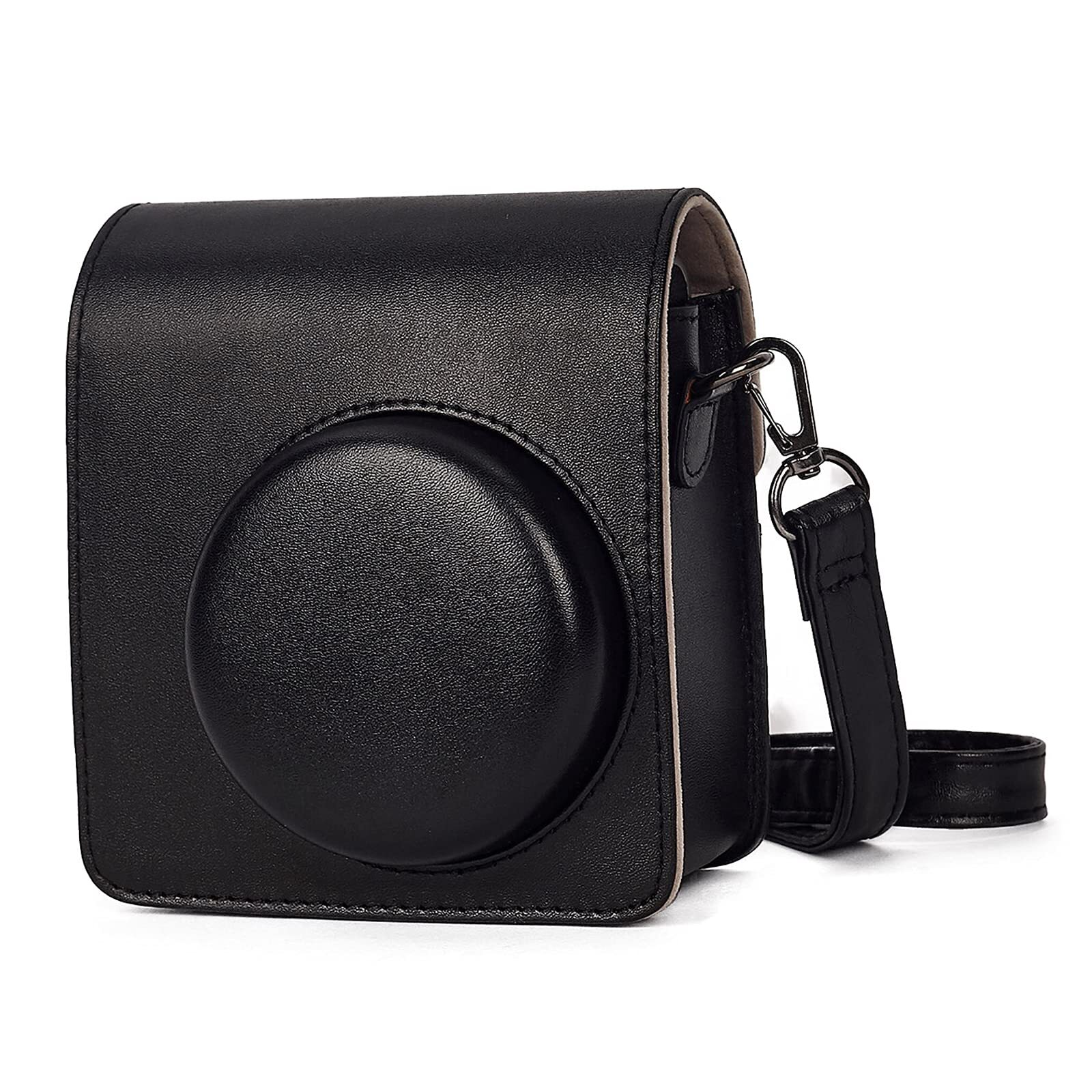Instant Camera Case Compatible With Instax Mini 40pu Leather Bag With Pocket And-image