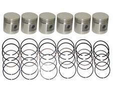 6 Pistons Rings 1958-1965 Amc Rambler American 195.6 L-head 6-cylinder 6 Pistons Rings 1958-1965 Amc Rambler American 195.6 L-head 6-cylinder