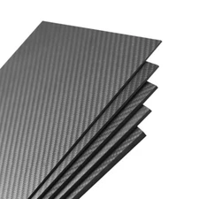 100x500x0.3mm Carbon Fiber Plate Panel Sheet 3K Plain Weave High Gloosy Surface