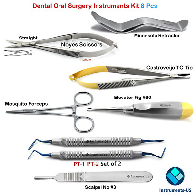 Dental Periodontal Micro Oral Surgery Kit Instruments Surgical Instruments CE