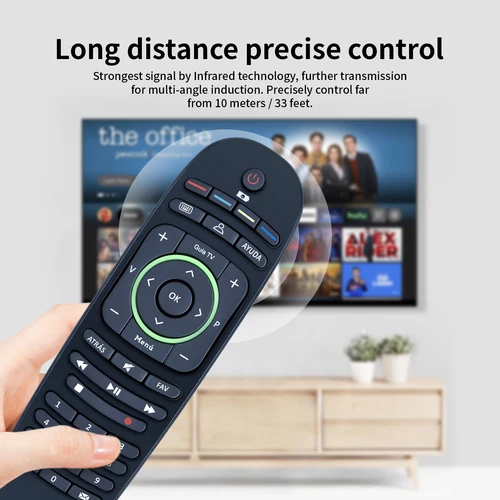 Remote Control Fit For Movistar TV Decoder URC17972-00R00 S-15-503 T4HS1408/39RA - Picture 7 of 7