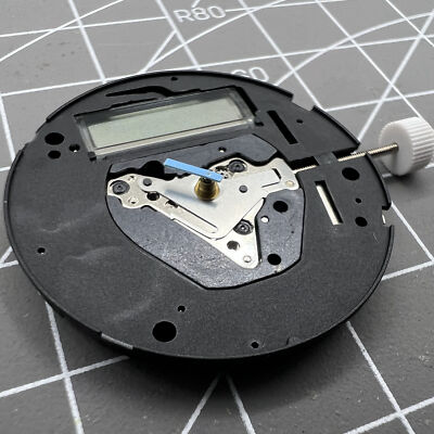 ISA K63 Quartz Watch Movement 3 Hands Display Double Batteries